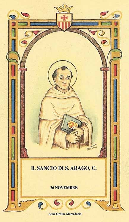 Beato Sancio de Sant'Arago - Mercedario