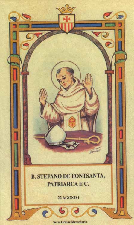 Beato Stefano de Fontsanta - Patriarca di Gerusalemme