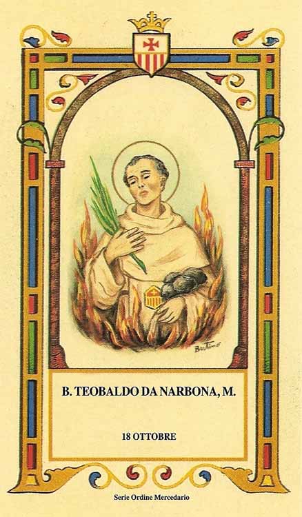 Beato Teobaldo da Narbona - Martire mercedario