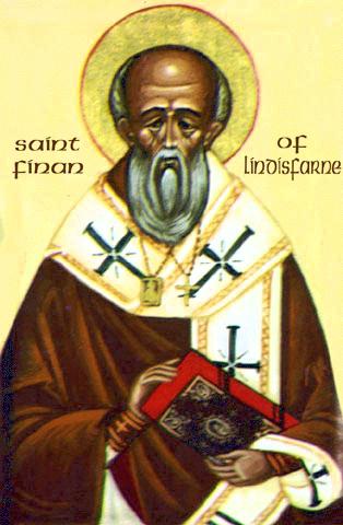 San Finan di Lindisfarne (di Iona) - Vescovo