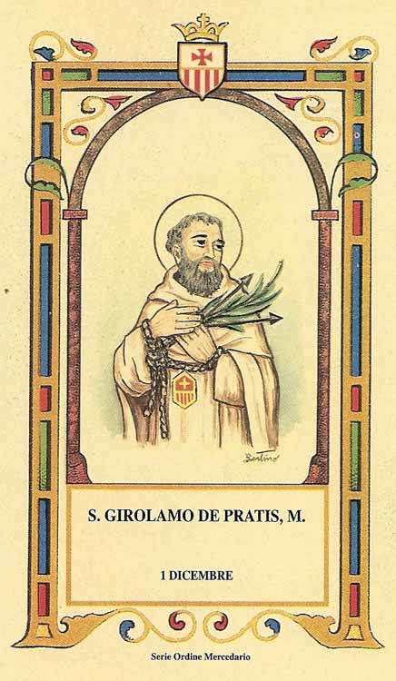 San Girolamo de Pratis - Martire mercedario