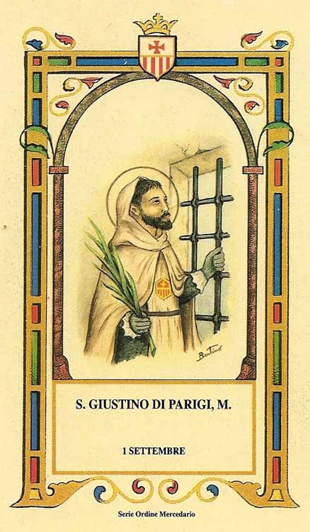 San Giustino di Parigi - Martire mercedario