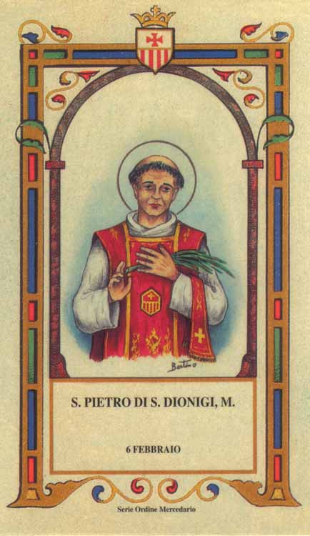 San Pietro di San Dionigi - Sacerdote mercedario, martire