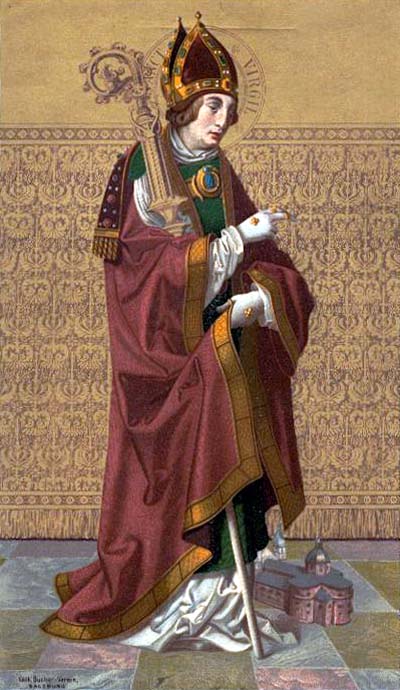 San Virgilio (Vigilio?) di Salisburgo - Vescovo
