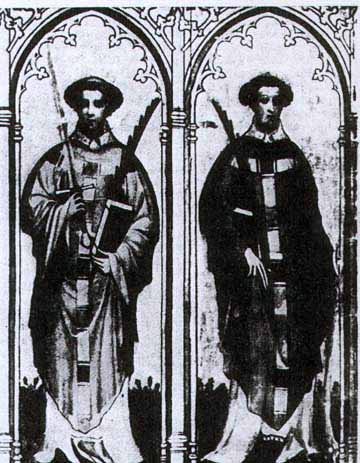 Sant'Ewaldo il Nero ed Ewaldo il Bianco - Monaci e martiri