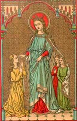 Sant'Odilia (Ottilia) di Hohenbourg - Badessa