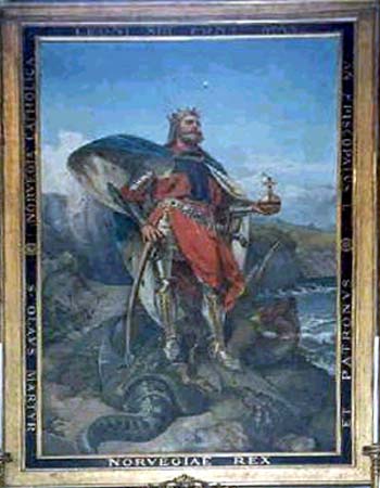 Sant'Olav (Olaf) - Re di Norvegia, martire