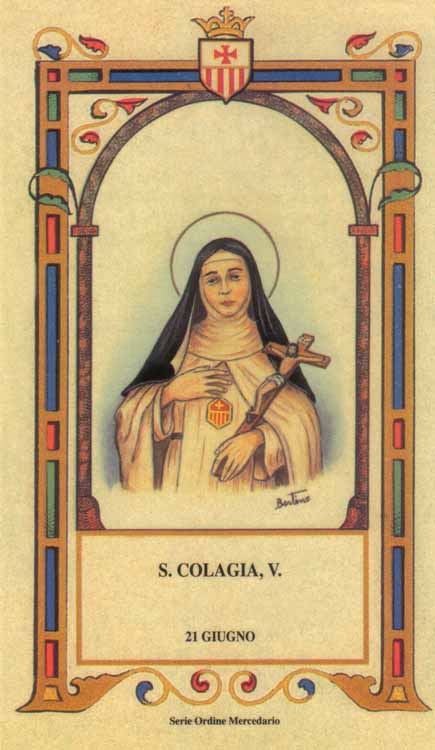 Santa Colagia - Vergine mercedaria