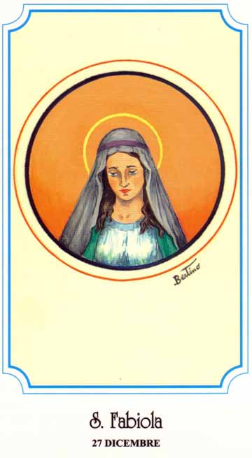 Santa Fabiola di Roma - Matrona romana