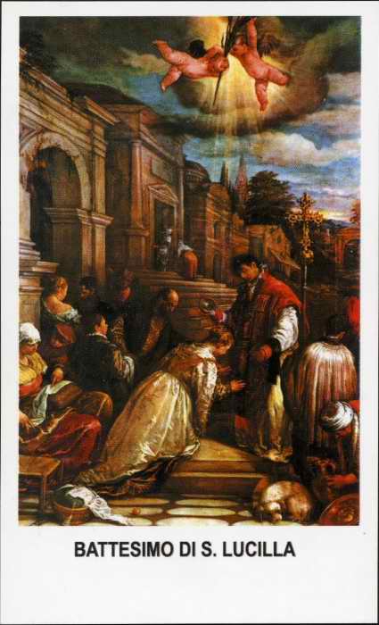 Santa Lucilla di Roma - Vergine e martire