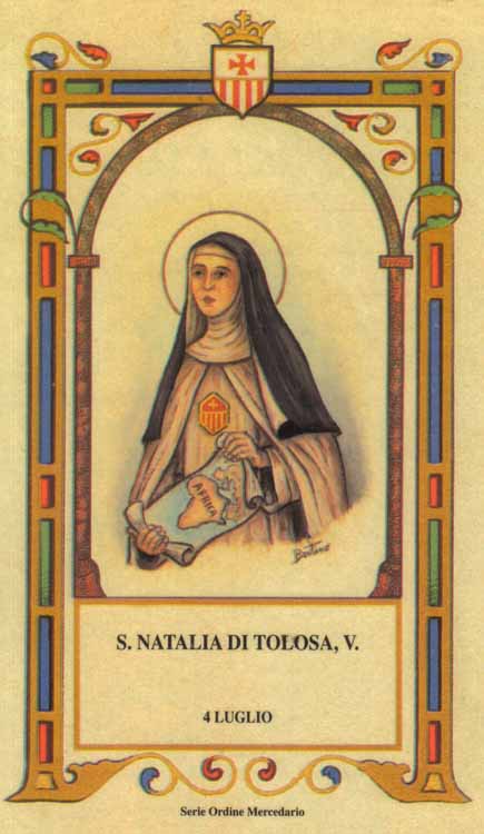 Santa Natalia di Tolosa - Vergine mercedaria