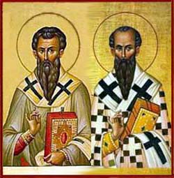 Santi Basilio Magno e Gregorio Nazianzeno - Vescovi e dottori della Chiesa