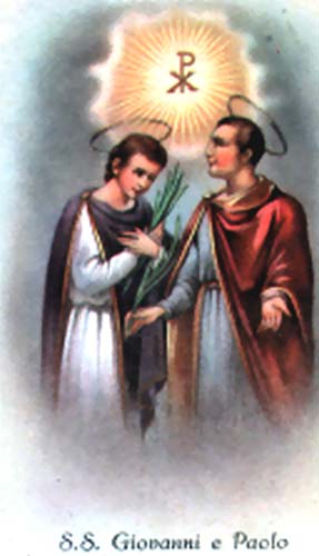 Santi Giovanni e Paolo - Martiri di Roma